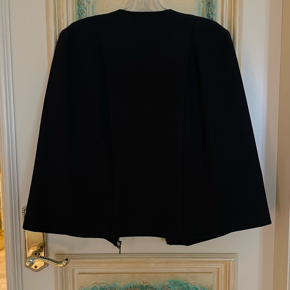 Black Cape Jacket - image 2